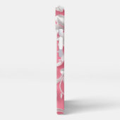 Custom Pink Floral iPhone Case| Niedlich| Rosa und Hülle (Linke Seite)