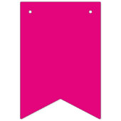 Custom Pink Happy Birthday Party Bunting Banner (Erste Fahne)