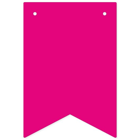 Custom Pink Happy Birthday Party Bunting Banner (Erste Fahne)