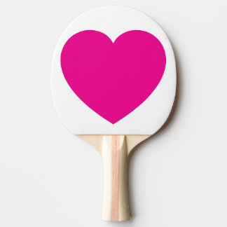 Custom Pink Heart Ping Pong Ball – Romantic Table  Tischtennis Schläger