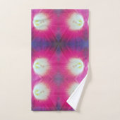 Custom Pink Lila Bath Handtuch Set (Handtuch)