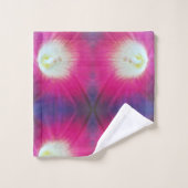 Custom Pink Lila Bath Handtuch Set (Waschlappen)