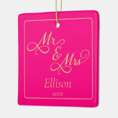 Custom Pink Newlyple Keramikornament (Links)