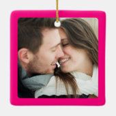 Custom Pink Newlyple Keramikornament (Rückseite)