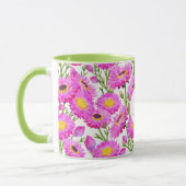 Custom Pink Paper führt Blumenblüten zu Tasse (Links)