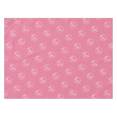 Custom Pink Restaurant Trade Show Logo Business Tischdecke (Vorderseite (Horizontal))