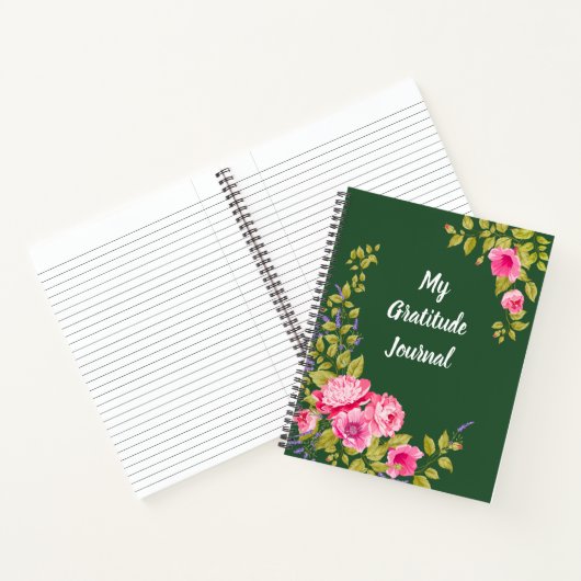 Custom Pink Roses DankJournal Notizblock (Innenseite)