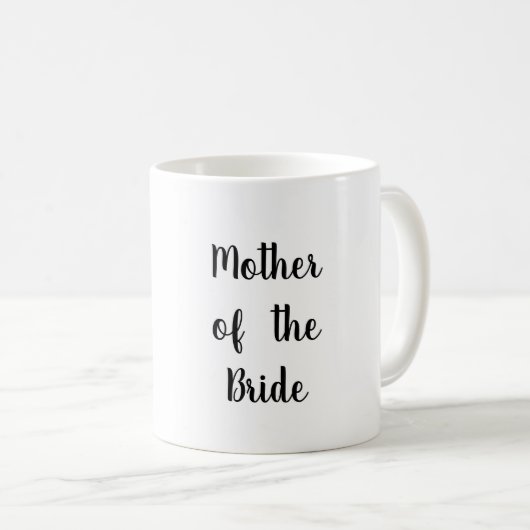 Custom Pink Roses Mutter der Bride Coffee Tasse (VorderseiteRechts)