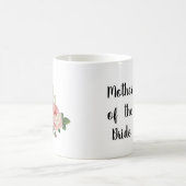 Custom Pink Roses Mutter der Bride Coffee Tasse (Mittel)