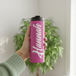 Custom Pink Tumbler for Mom, Grandma, and Friends Thermosbecher
