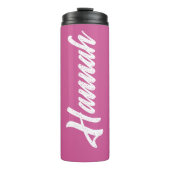 Custom Pink Tumbler for Mom, Grandma, and Friends Thermosbecher (Vorderseite)