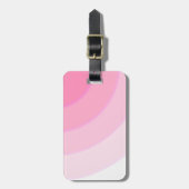 Custom Pink Wirbel Gepäckanhänger (Vorderseite vertikal)