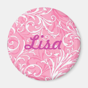 Custom Pink Ziermagnet Magnet