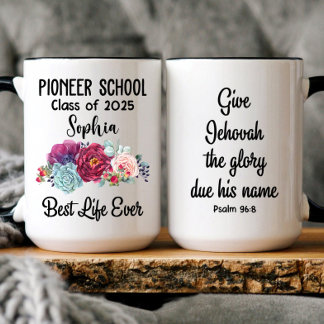 Custom Pioneer School Geschenk Jw Pioneer School Tasse