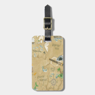Custom Pirate Map Gepäcktag Gepäckanhänger