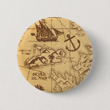 Custom Pirate Map Landpunktfamilie