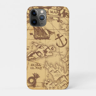Custom Pirate Map Landpunktfamilie Case-Mate iPhone Hülle
