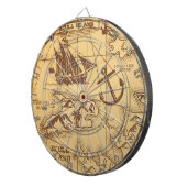 Custom Pirate Map Landpunktfamilie Dartscheibe (Vorderseite rechts)