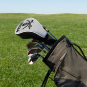 CUSTOM PIRATE SKULL GOLF TREIBERDECKE HEADCOVER (In SItu)