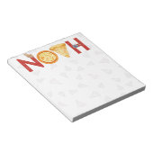 Custom Pizza Lover Geschenke Noah Notizblock (angewinkelt)