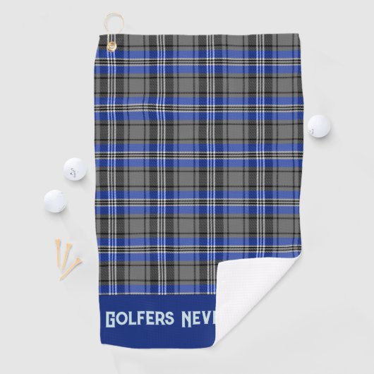 Custom Plaid Sports Retirement Geschenke für Vater Golfhandtuch (Insitu)