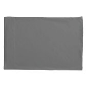 Custom Plaisir De Dormir in Gray Pillowcase Kissenbezug (Rückseite)