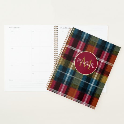Custom Planner Gingham Pattern Style Planer (Anzeige)