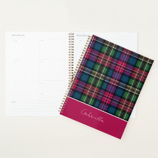 Custom Planner Gingham Pattern Style Planer (Anzeige)