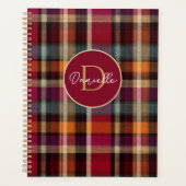 Custom Planner Gingham Pattern Style Planer (Vorderseite)