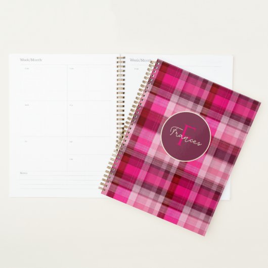 Custom Planner Gingham Pattern Style Planer (Anzeige)