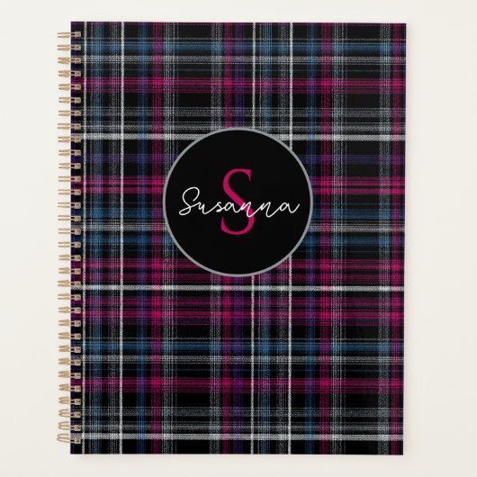 Custom Planner Gingham Pattern Style Planer (Vorderseite)