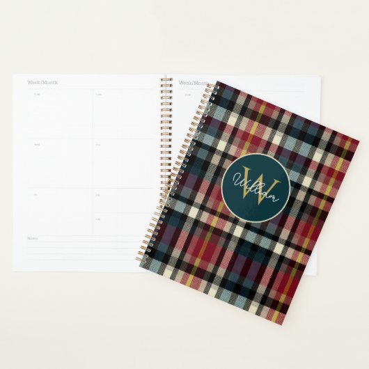Custom Planner Gingham Pattern Style Planer (Anzeige)