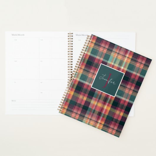 Custom Planner Gingham Pattern Style Planer (Anzeige)