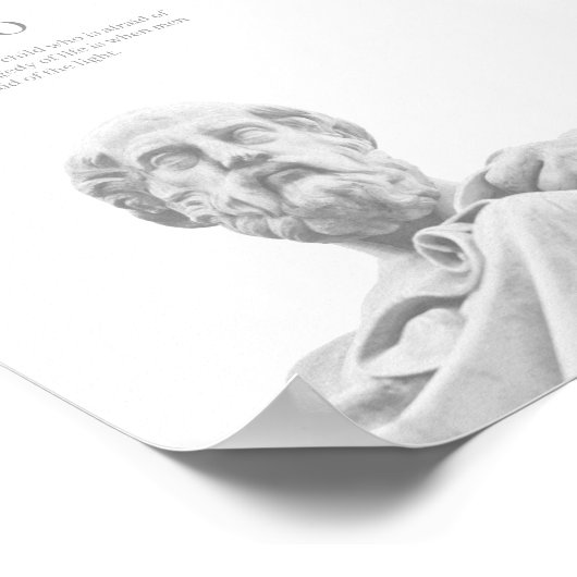 Custom Plato inspirierendes Zitat Poster (Ecke)