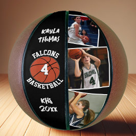 Custom Player Photos Team Name and Number Senior Basketball