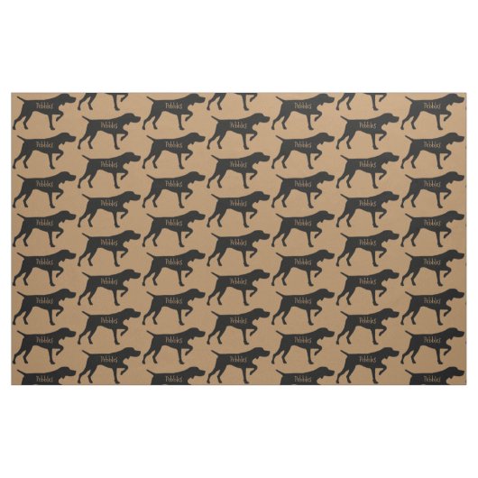 Custom Pointer Dog Fabric Stoff (Fat Quarter (45,7 x 55,9 cm))