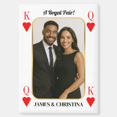 Custom Poker Card Magnet, Royal Pair Paares Gesche Magnet (Vorderseite)