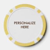 CUSTOM POKER CHIPS - BOURBON ist Comfort Food (Rückseite)