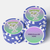 CUSTOM POKER CHIPS - DAIQUIRI RECIPE COCKTAIL ART (Stapel)