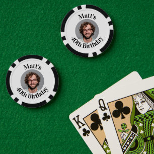 Custom Poker Chips Geburtstagsfavorit