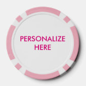 CUSTOM POKER CHIPS - PINK MARTINI (Rückseite)