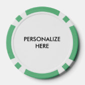 CUSTOM POKER CHIPS - TEQUILA, CHEAPER ALS THERAPIE (Rückseite)