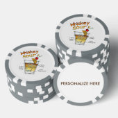 CUSTOM POKER CHIPS - WHISKEY SOUR RECIPE COCKTAIL (Stapel)