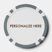 CUSTOM POKER CHIPS - WHISKEY SOUR RECIPE COCKTAIL (Rückseite)