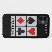 Custom Poker Player iPhone 5 Case-Mate Hülle (Rückseite (Horizontal))