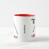 Custom Pole Vault Red I like Vault Vault Vault Tasse (Zentrum)