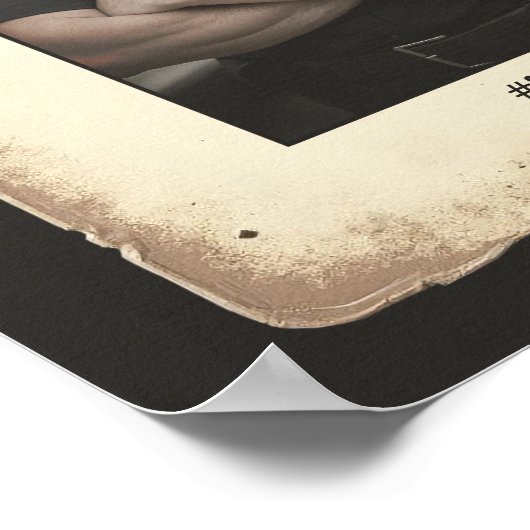 Custom Police Officer Geschenk Wand an Wand Poster (Ecke)