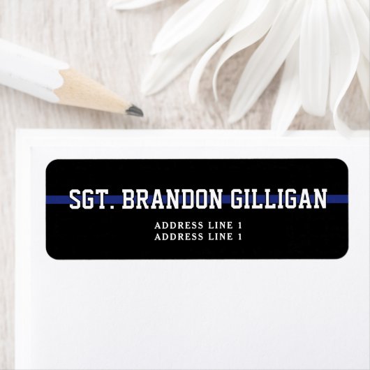 Custom Police Officer Thin Blue Line (Insitu)