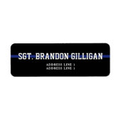 Custom Police Officer Thin Blue Line (Vorne)