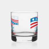 Custom Political Campaign 2024 American Flag Whiskyglas (Links)
